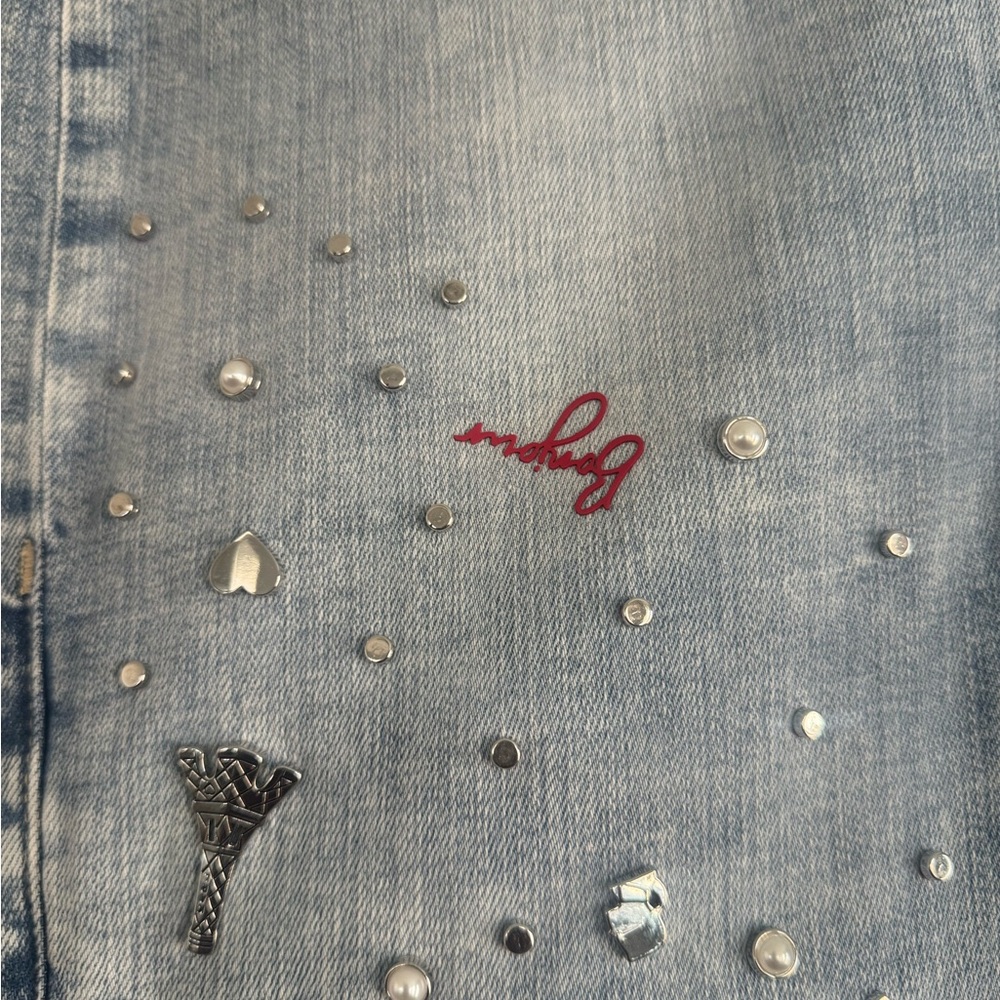 Embellished Blue Jeans